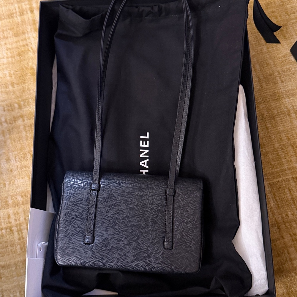 Chanel Black Spring Summer 2026 Shoulder Bag Preppy Coco - Picture 3 of 4